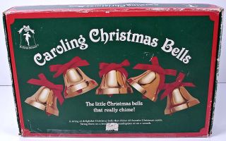 Ye Merrie Minstrel CAROLING CHRISTMAS Chime BELLS